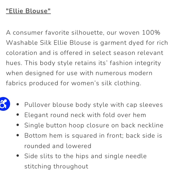 Tianello 100% Silk Cream Women's Blouse - Picture 6 of 6